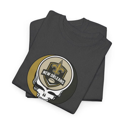 Grateful Dead - New Orleans Saints Stealie Grateful Dead Steal Your Face T-Shirt - NFL - StealieShop
